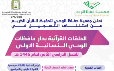 إعلان التسجيل بدار حافظات الوحي